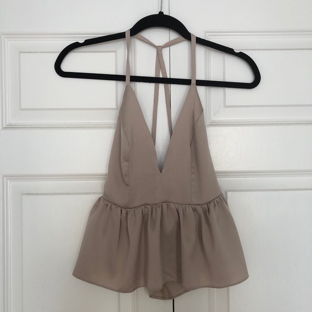 Silk Champagne ASOS tank top